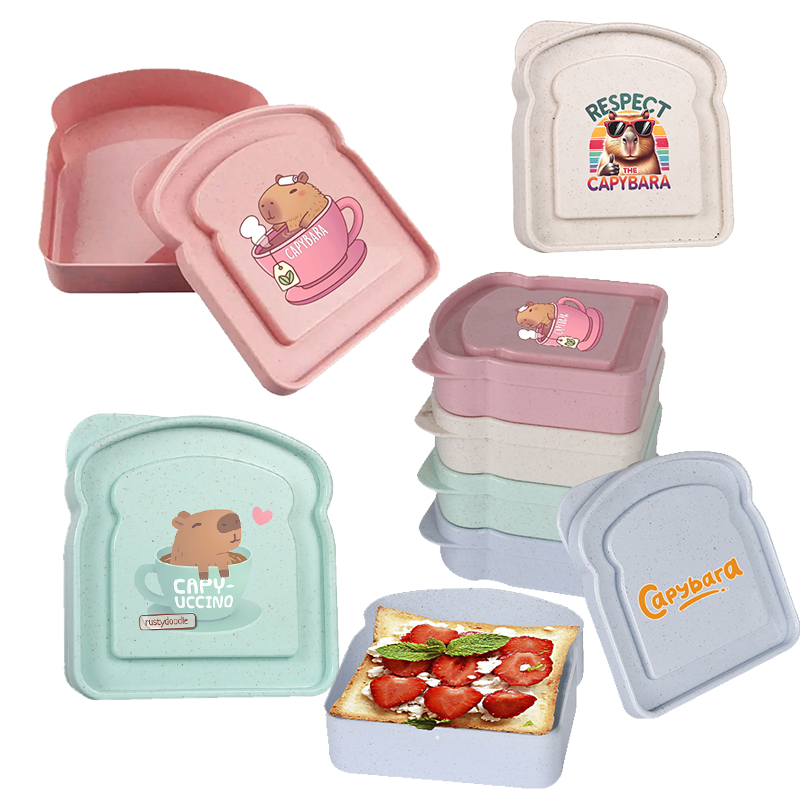 Capybara Sandwich Food Storage - Food Storage With Dividers ulasan dan harga