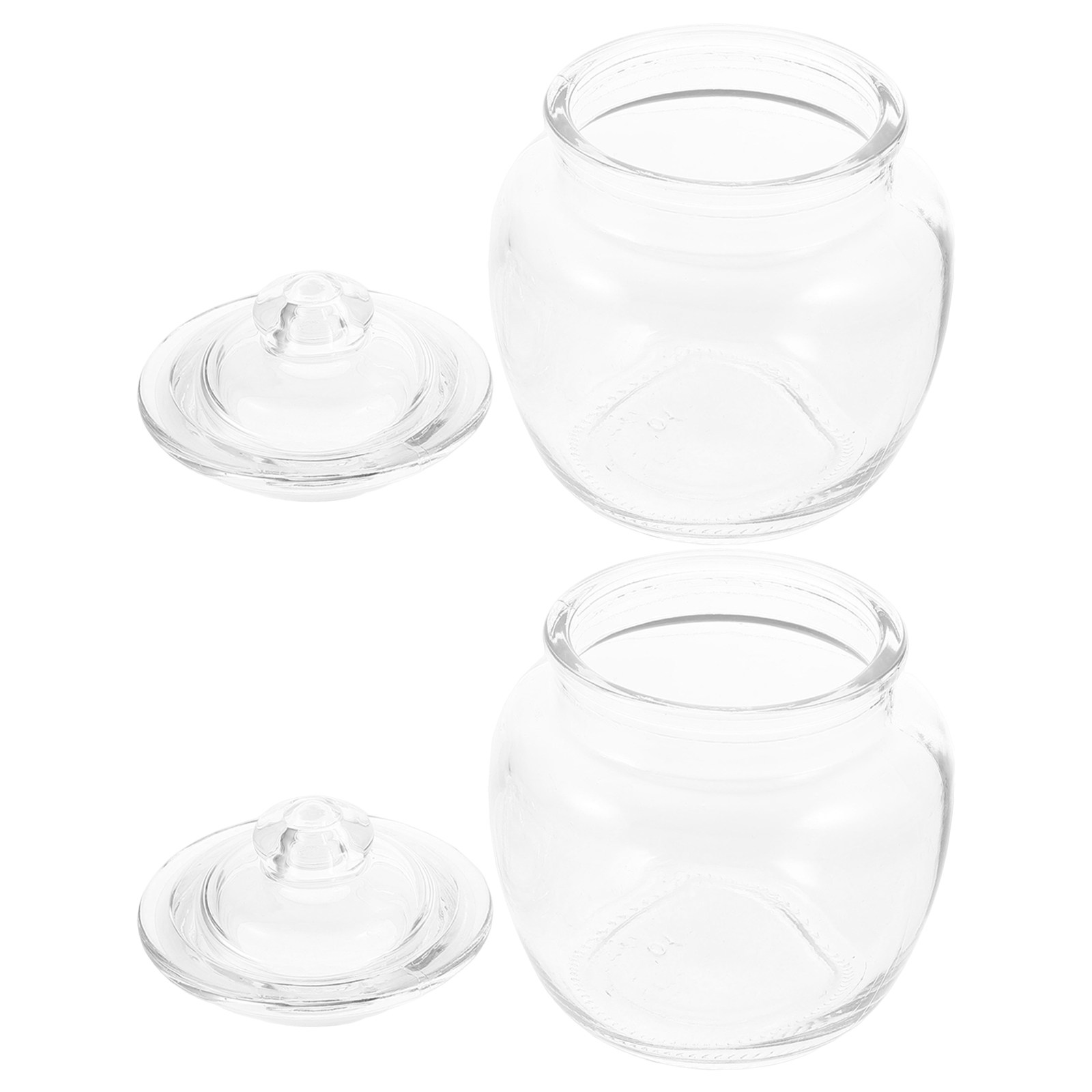 2Pcs Airtight Glass Kitchen St - Food Storage Containers ulasan dan harga