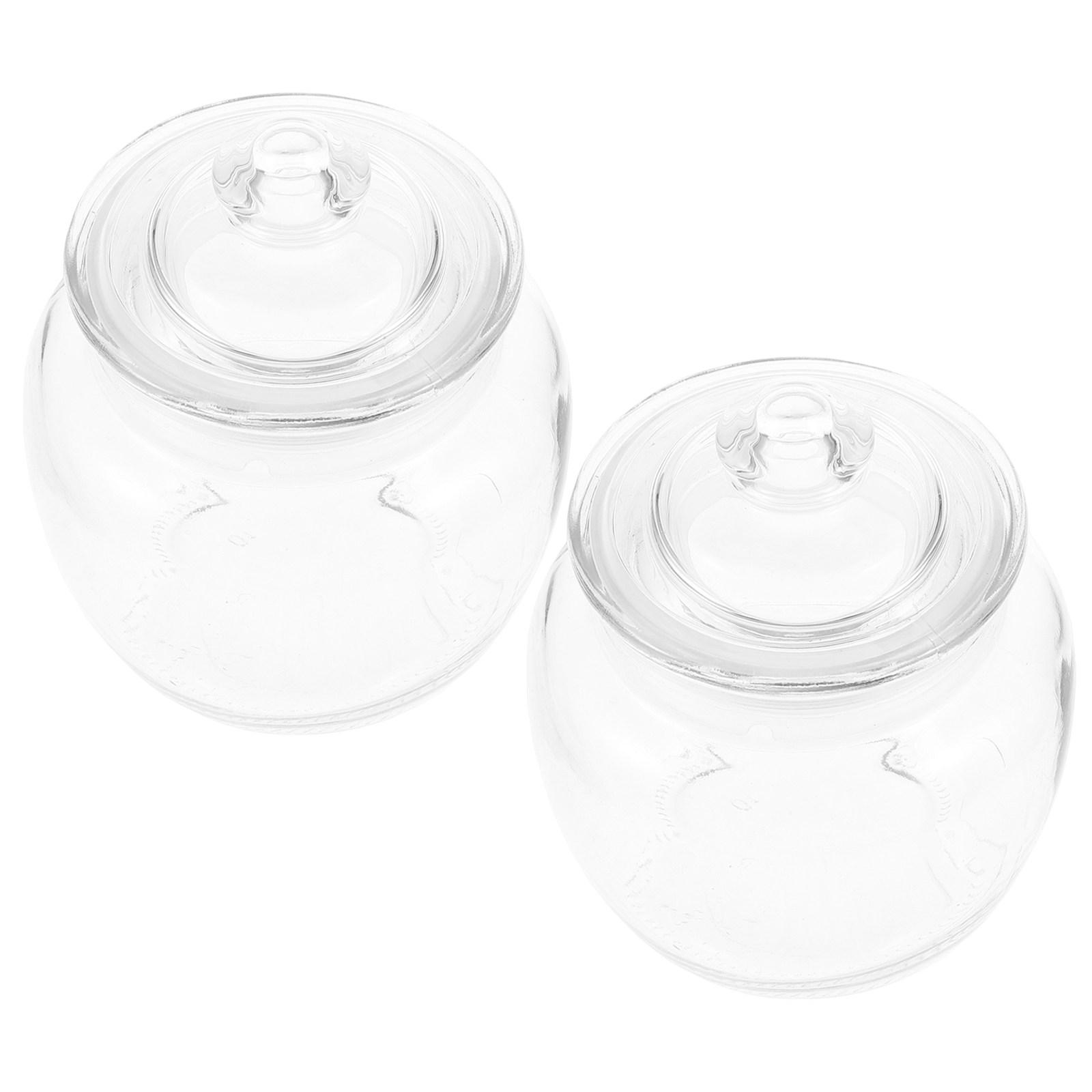 2Pcs Airtight Glass Kitchen St - Food Storage Containers ulasan dan harga