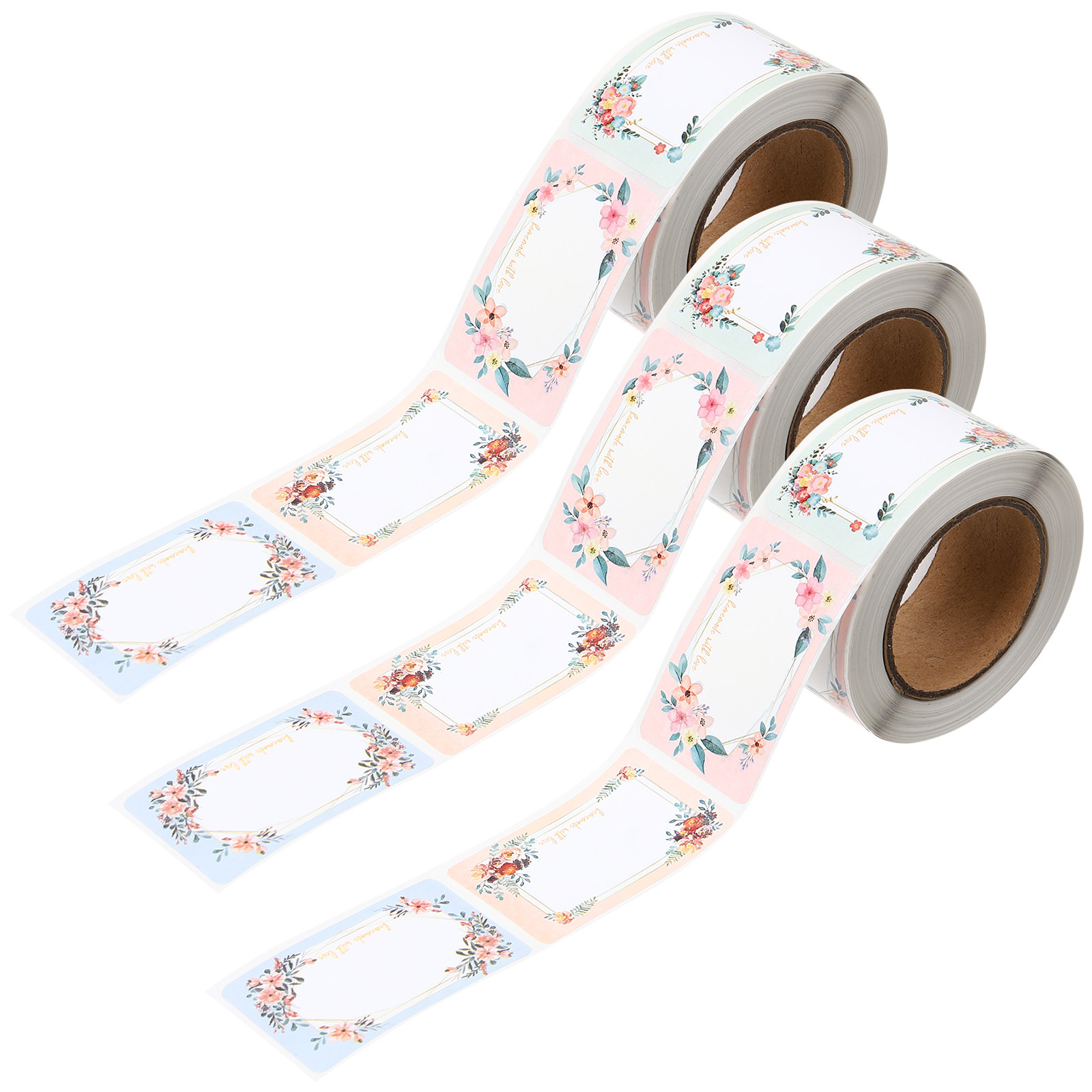 3 Rolls Blank Name Sticker Lab - Food Storage Labels ulasan dan harga