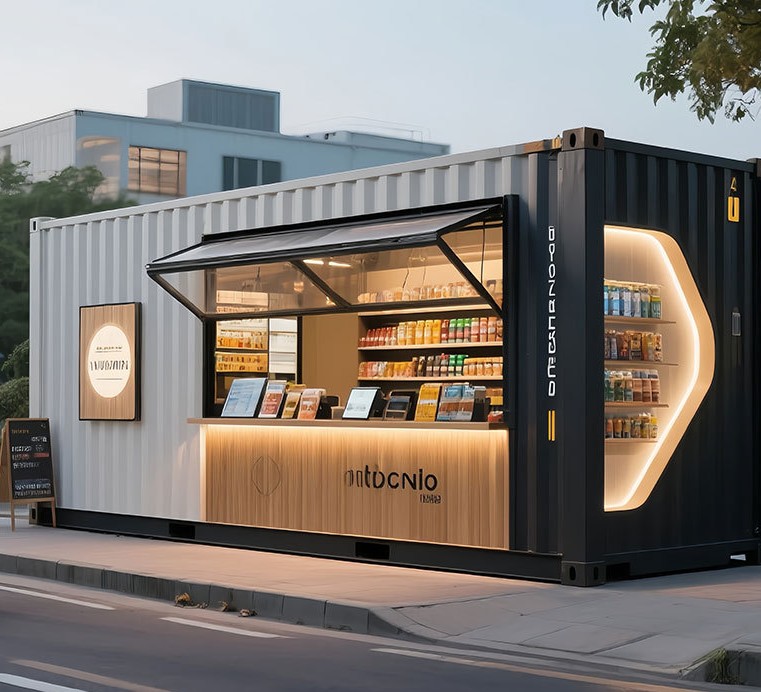 Prefab Container Coffee Shop M - Food Storage Meals ulasan dan harga