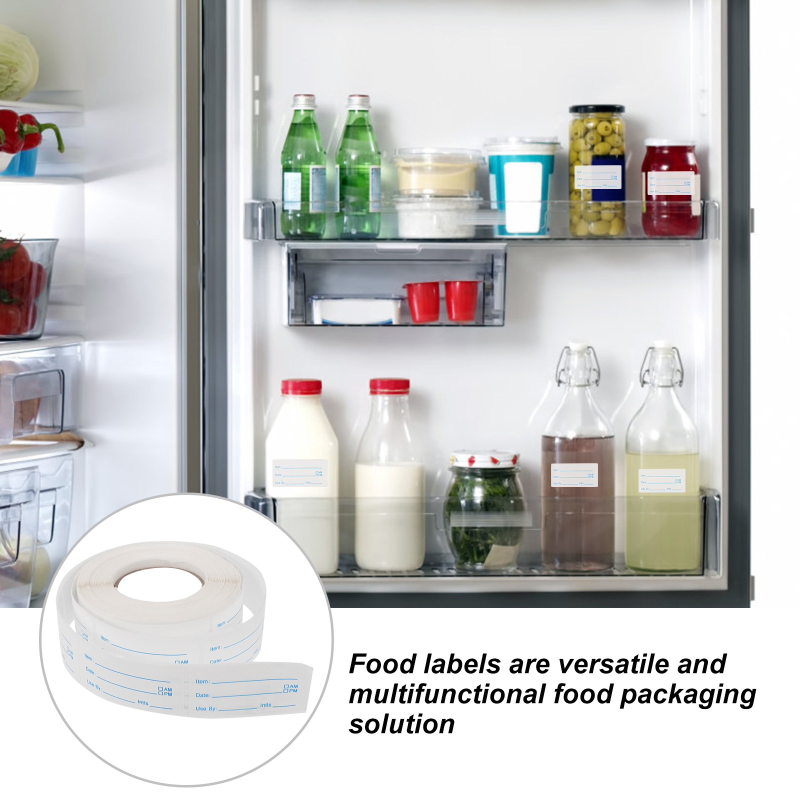 1 Roll Date Labels Stickers Fo - Food Storage Labels ulasan dan harga