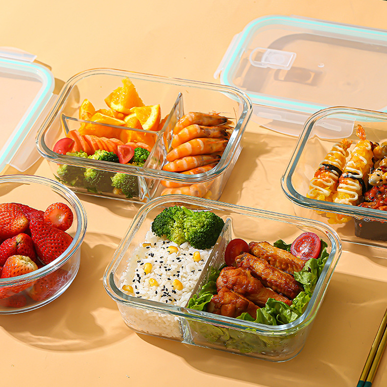 Glass Fresh-Keeping Box high B - Food Storage Oven Safe ulasan dan harga