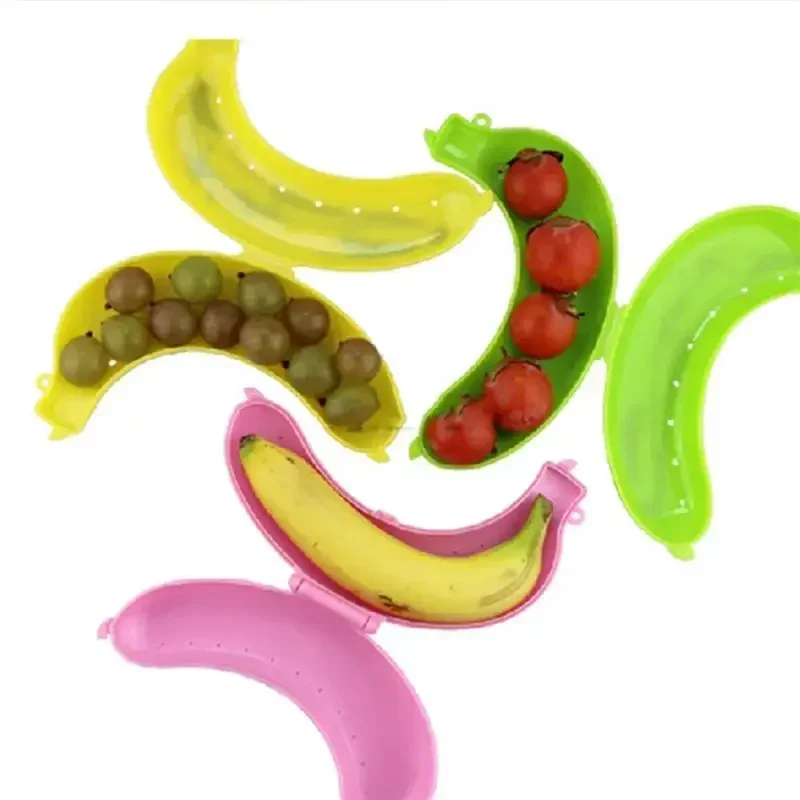 Durable Plastic Banana Contain - Food Storage Meals ulasan dan harga