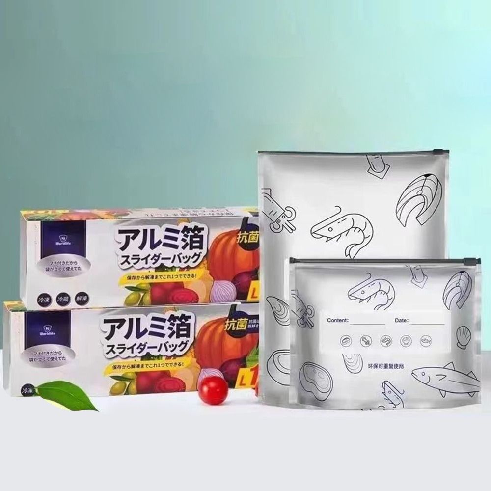 10Pcs/Bag Large Capacity Alumi - Food Storage Bag ulasan dan harga