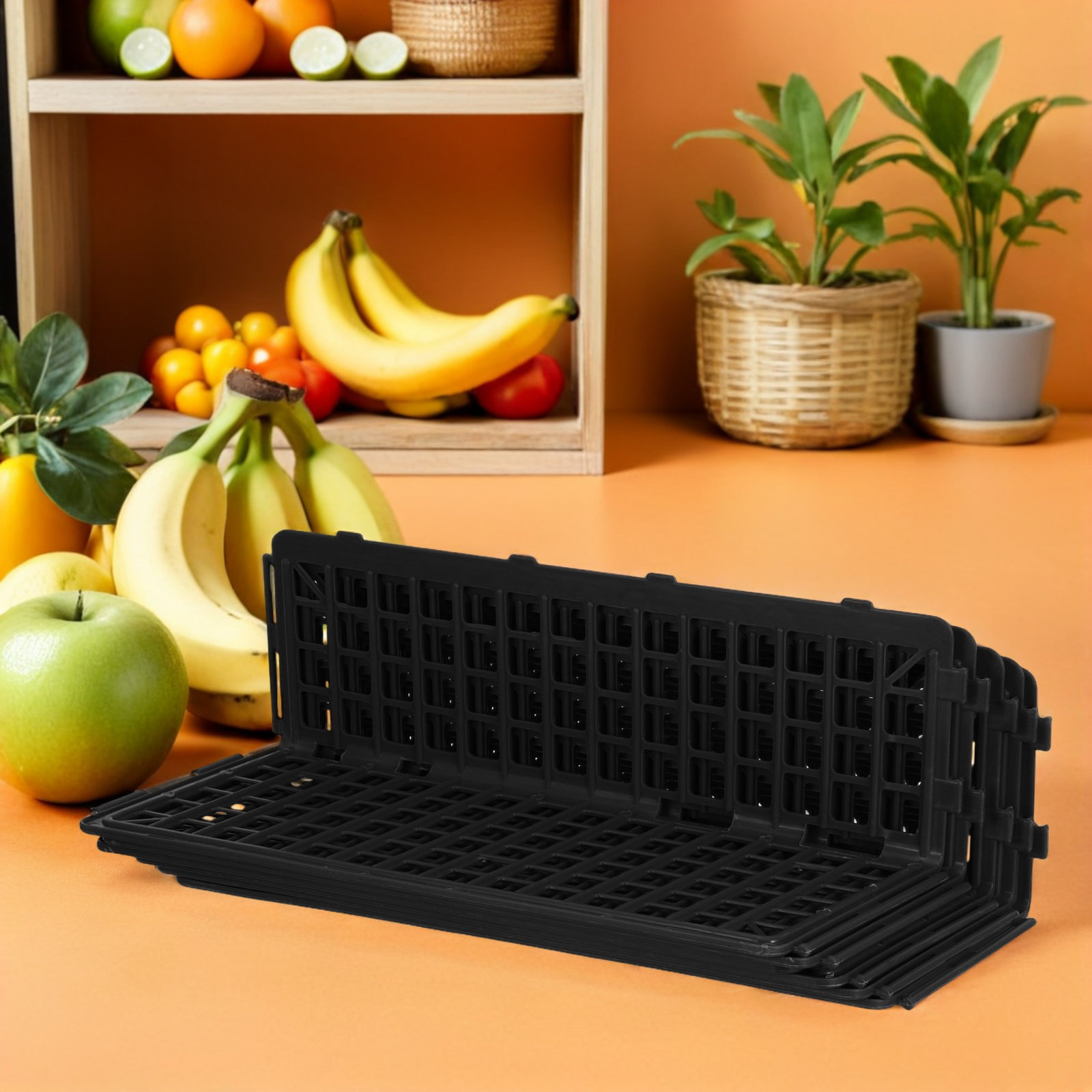 6Pcs Supermarket Shelf Guardra - Food Storage With Dividers ulasan dan harga