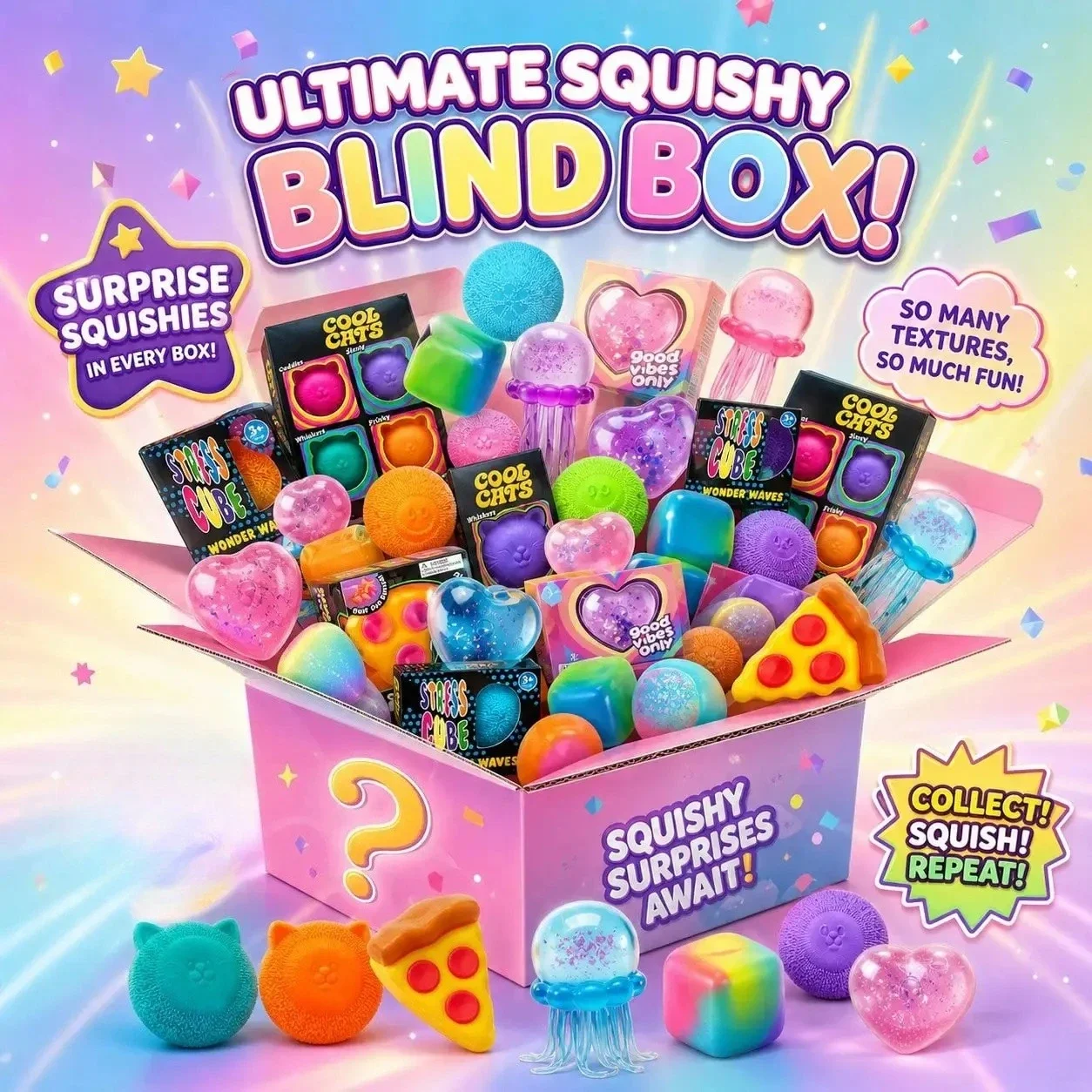 100+Mystery Fidget Toy Blind B - Food Storage Bag ulasan dan harga