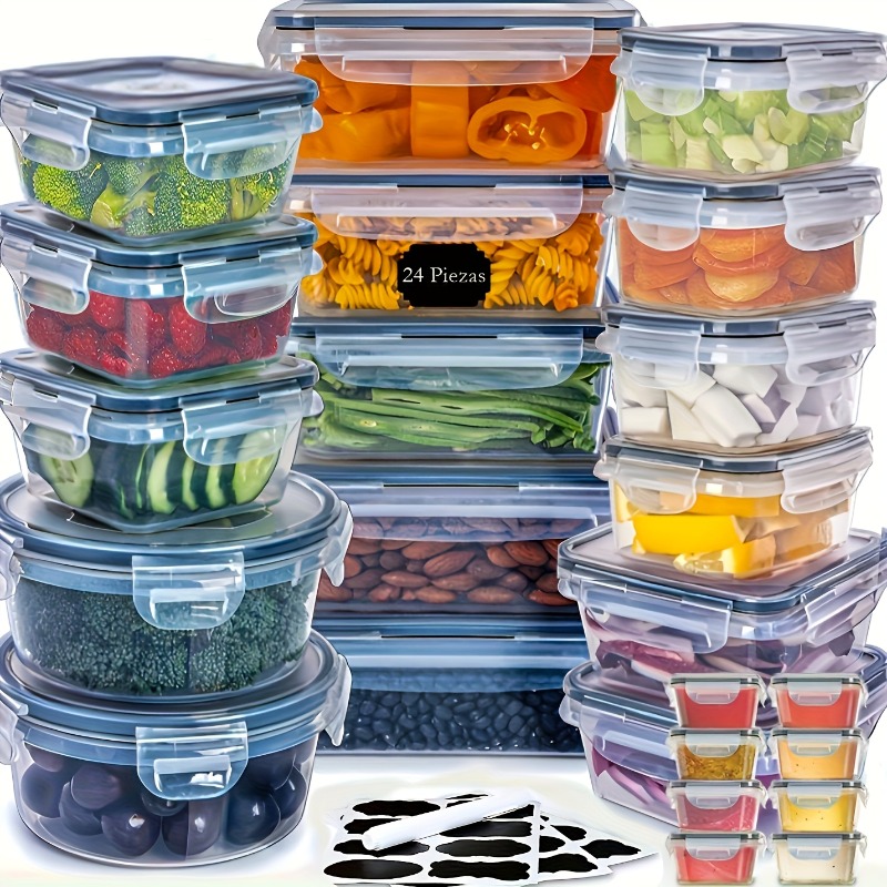 48PCS BPA-Free Food Storage Se - Food Storage Meals ulasan dan harga