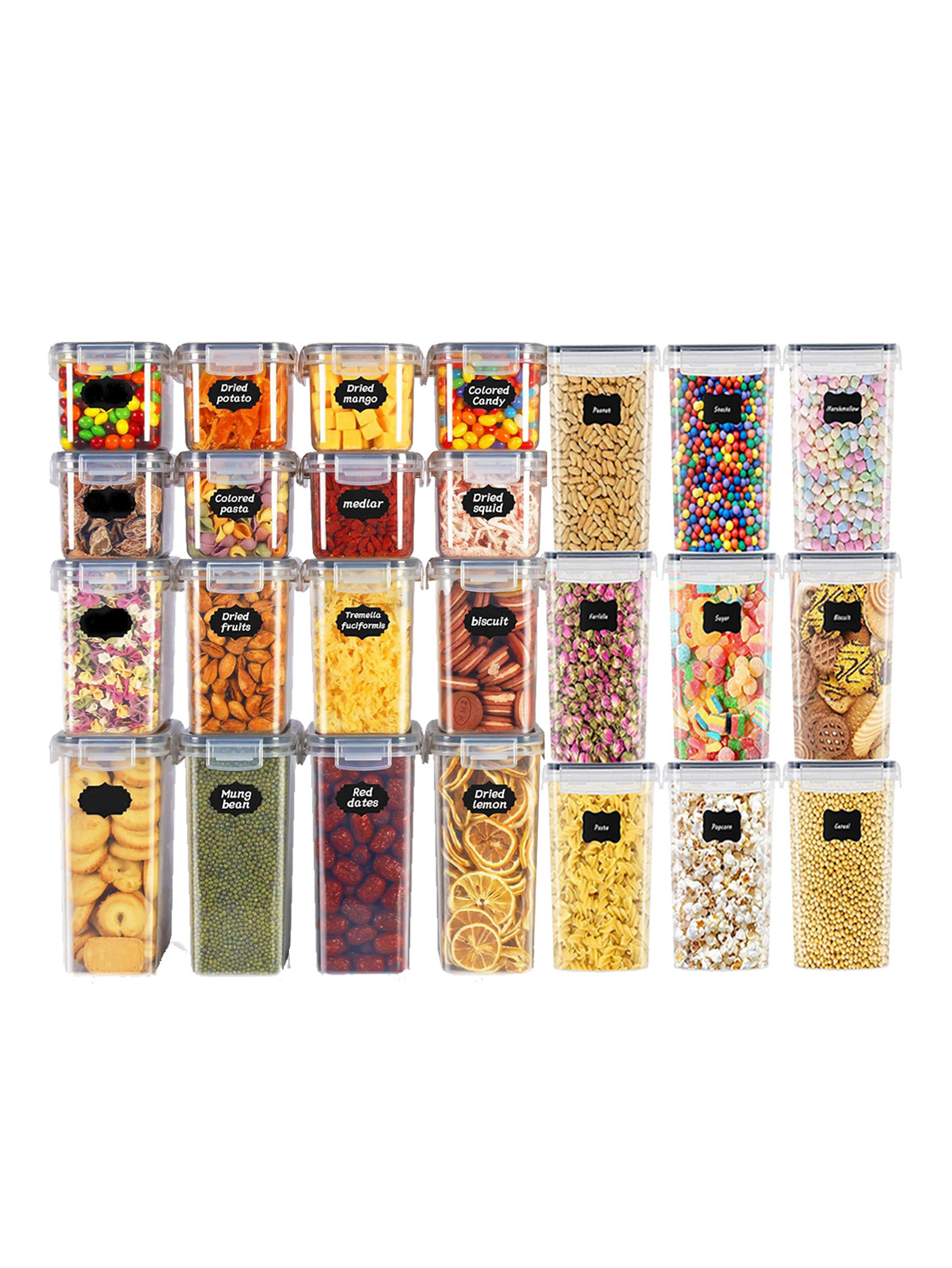 48pcs, Sealed Food Storage Con - Food Storage Meals ulasan dan harga